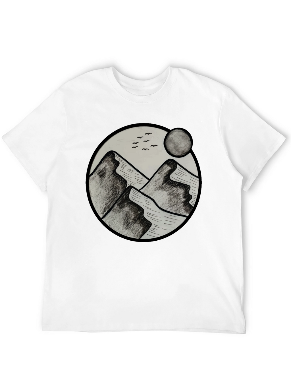 Mountains Graphic Mens T-Shirt