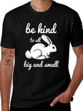 Be Kind Rabbit Graphic T-Shirt