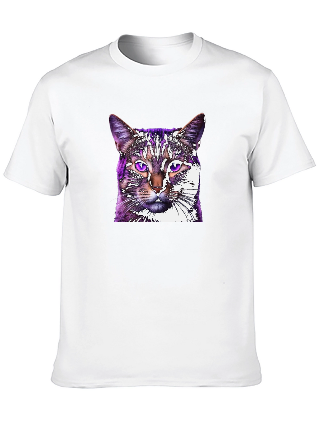 Cat Graphic Tee - Black Unisex T-Shirt