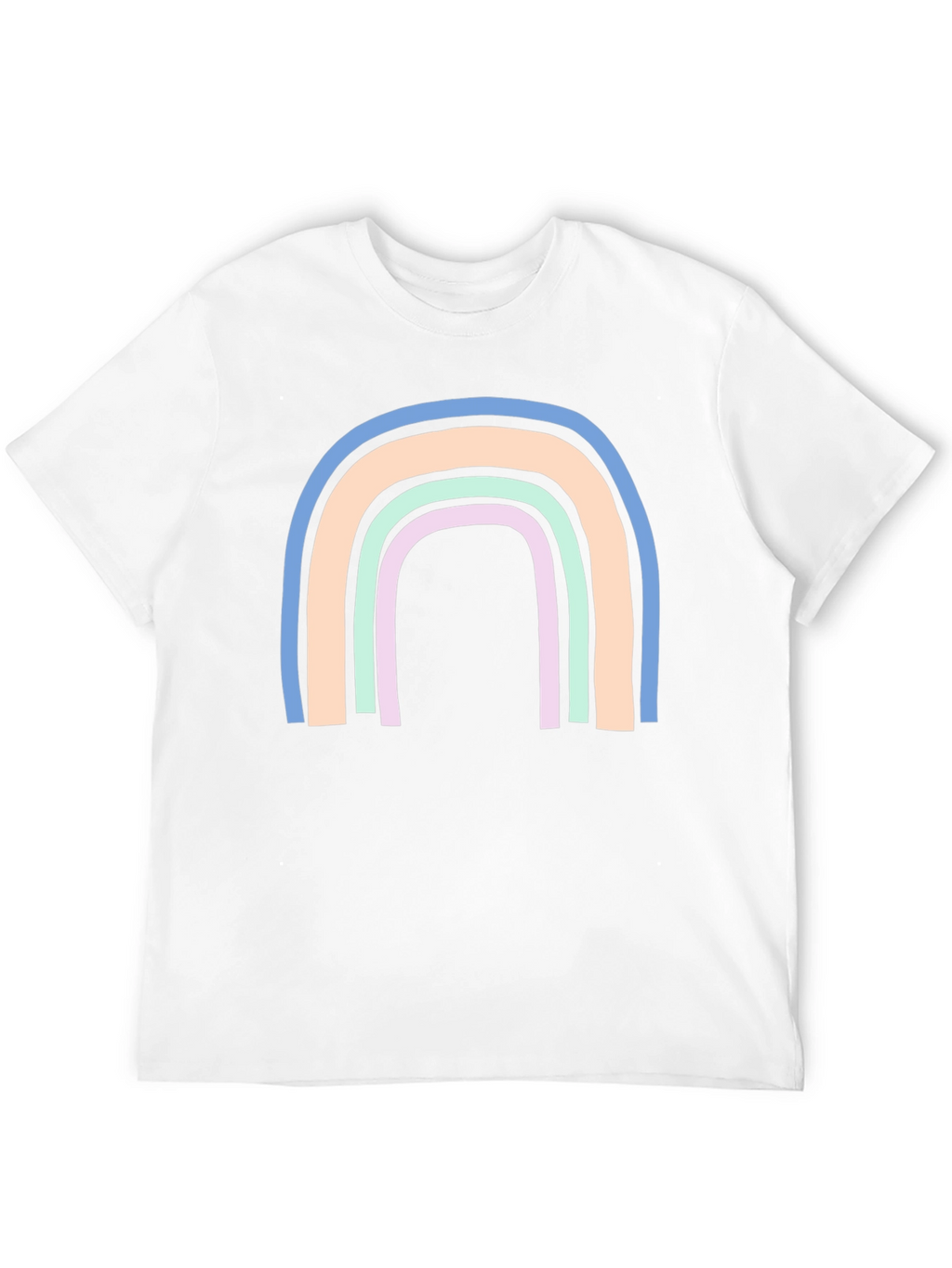 Rainbow Graphic Tee - Casual Comfort