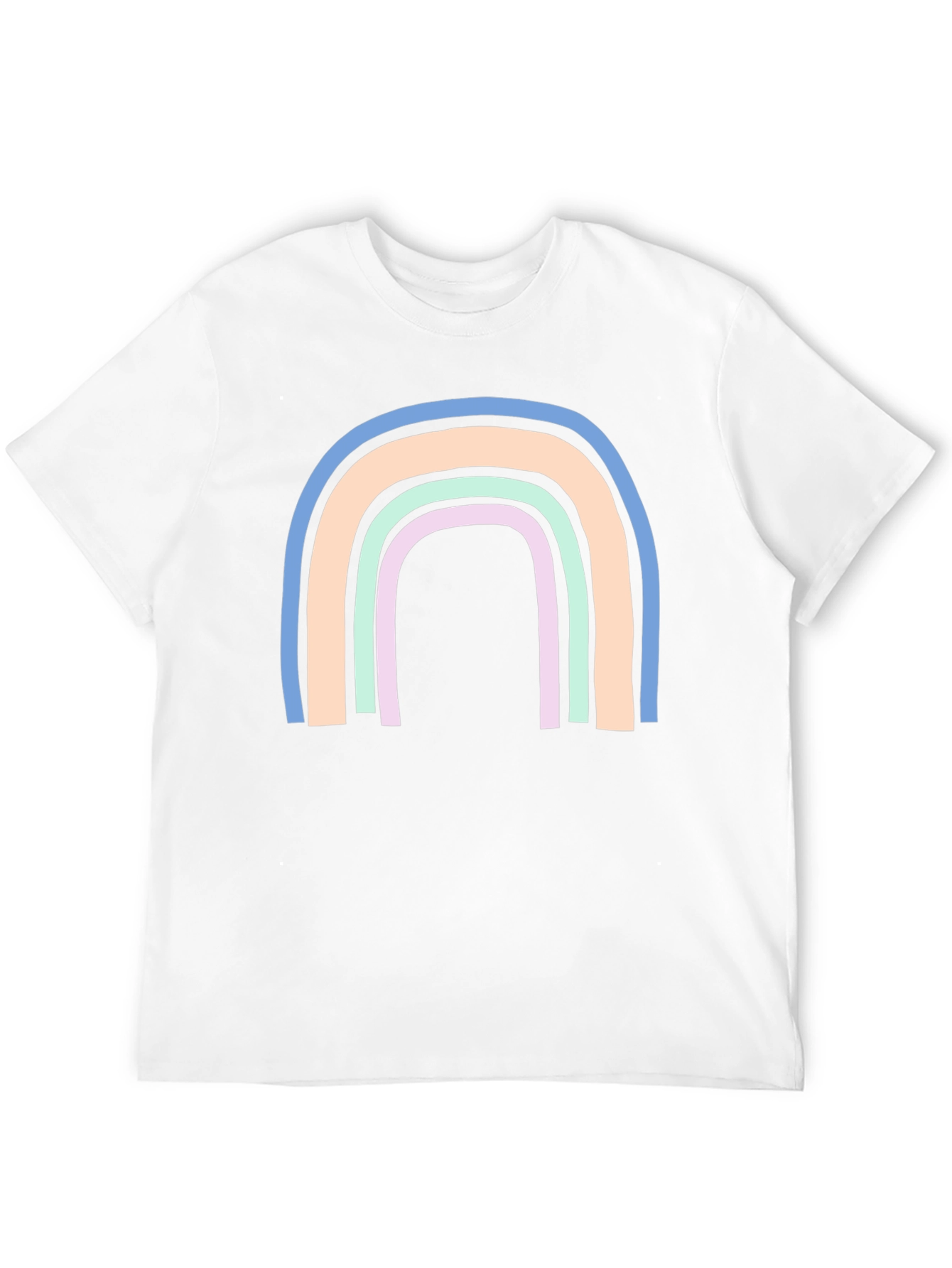 Rainbow Graphic Tee - Casual Comfort