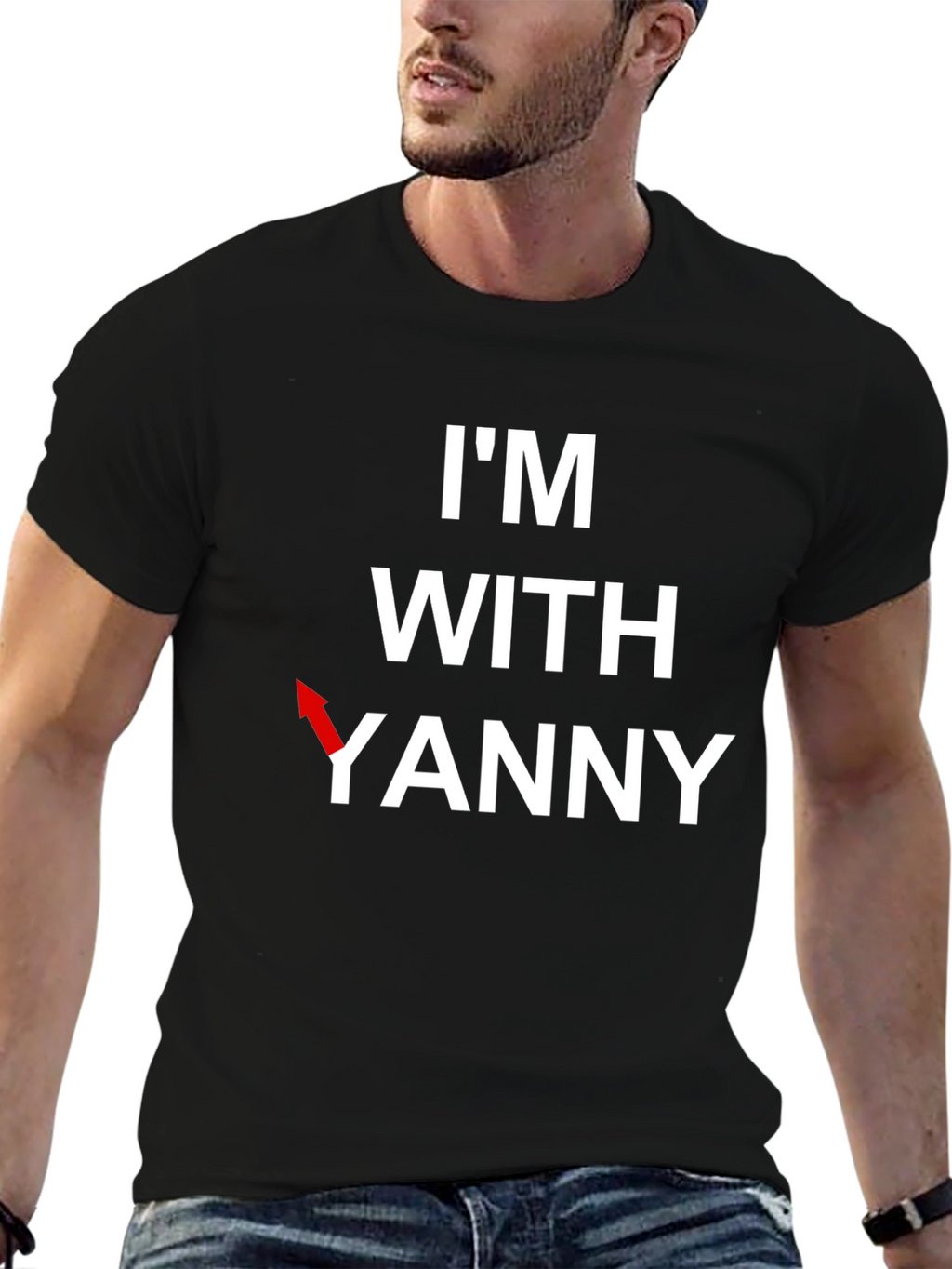 Im With Yanny T-Shirt - Funny Audio Illusion Tee