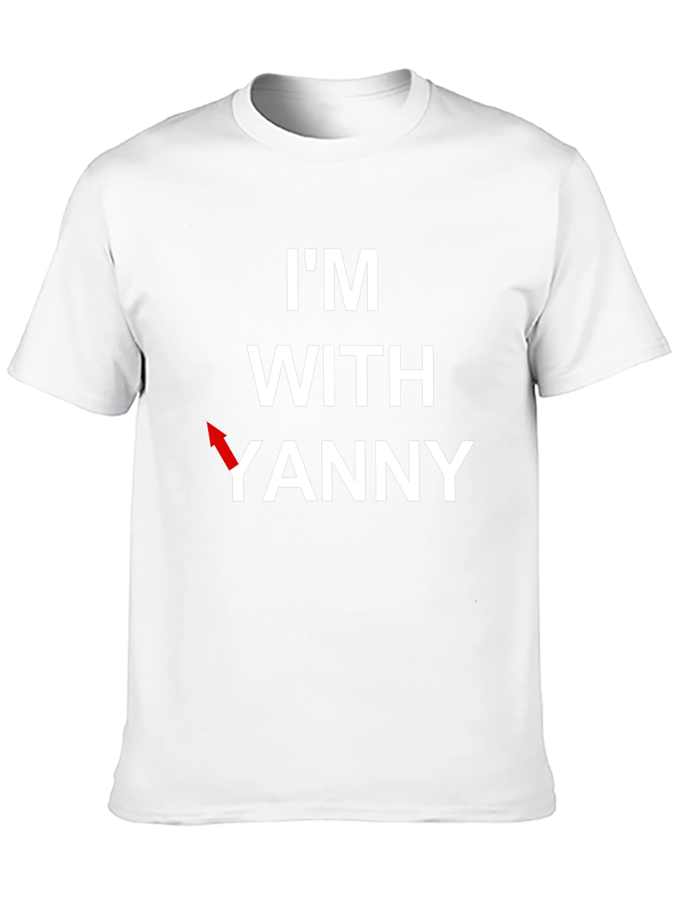 Im With Yanny T-Shirt - Funny Audio Illusion Tee