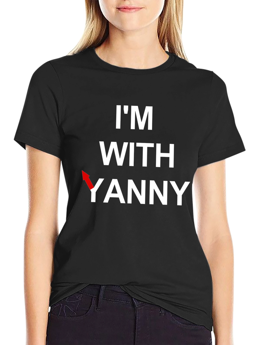 Im With Yanny T-Shirt - Funny Audio Illusion Tee