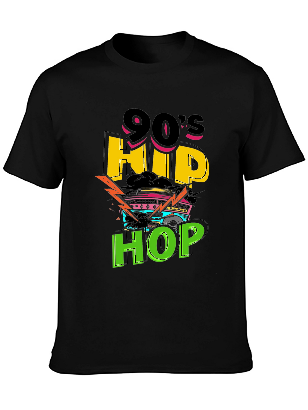 90s Hip Hop Graphic Tee - Retro Style T-Shirt