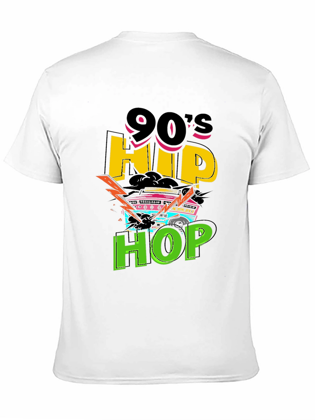 90s Hip Hop Graphic Tee - Retro Style T-Shirt