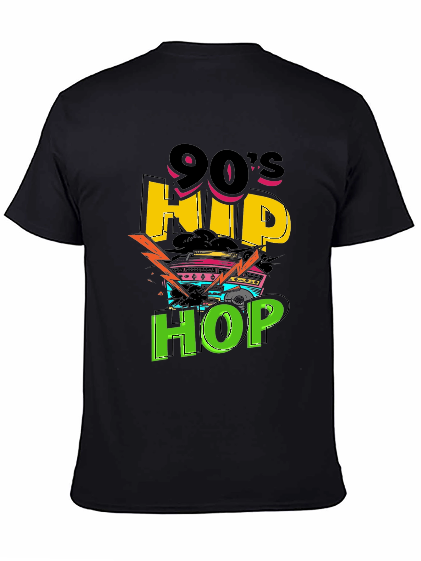 90s Hip Hop Graphic Tee - Retro Style T-Shirt
