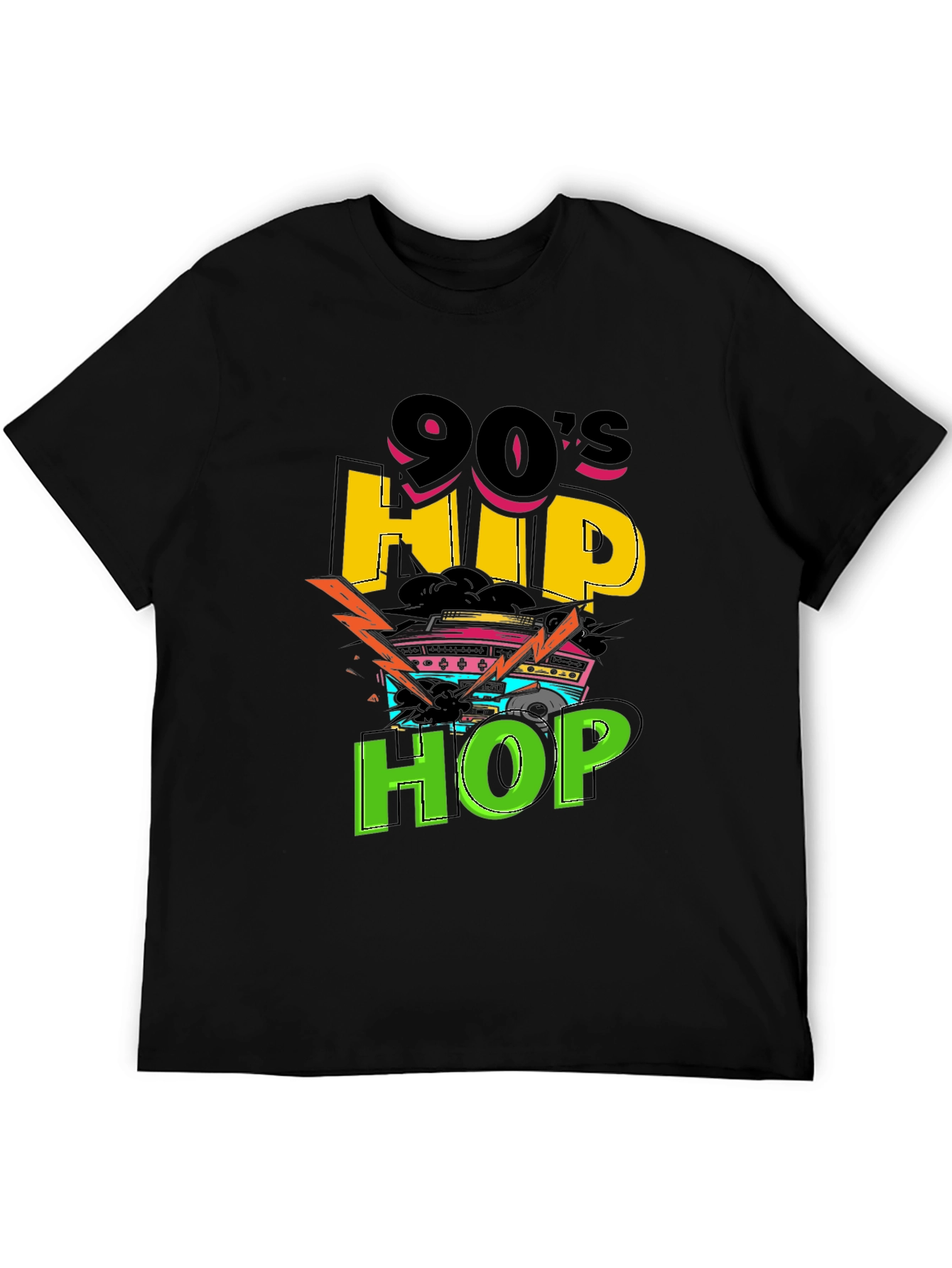 90s Hip Hop Graphic Tee - Retro Style T-Shirt