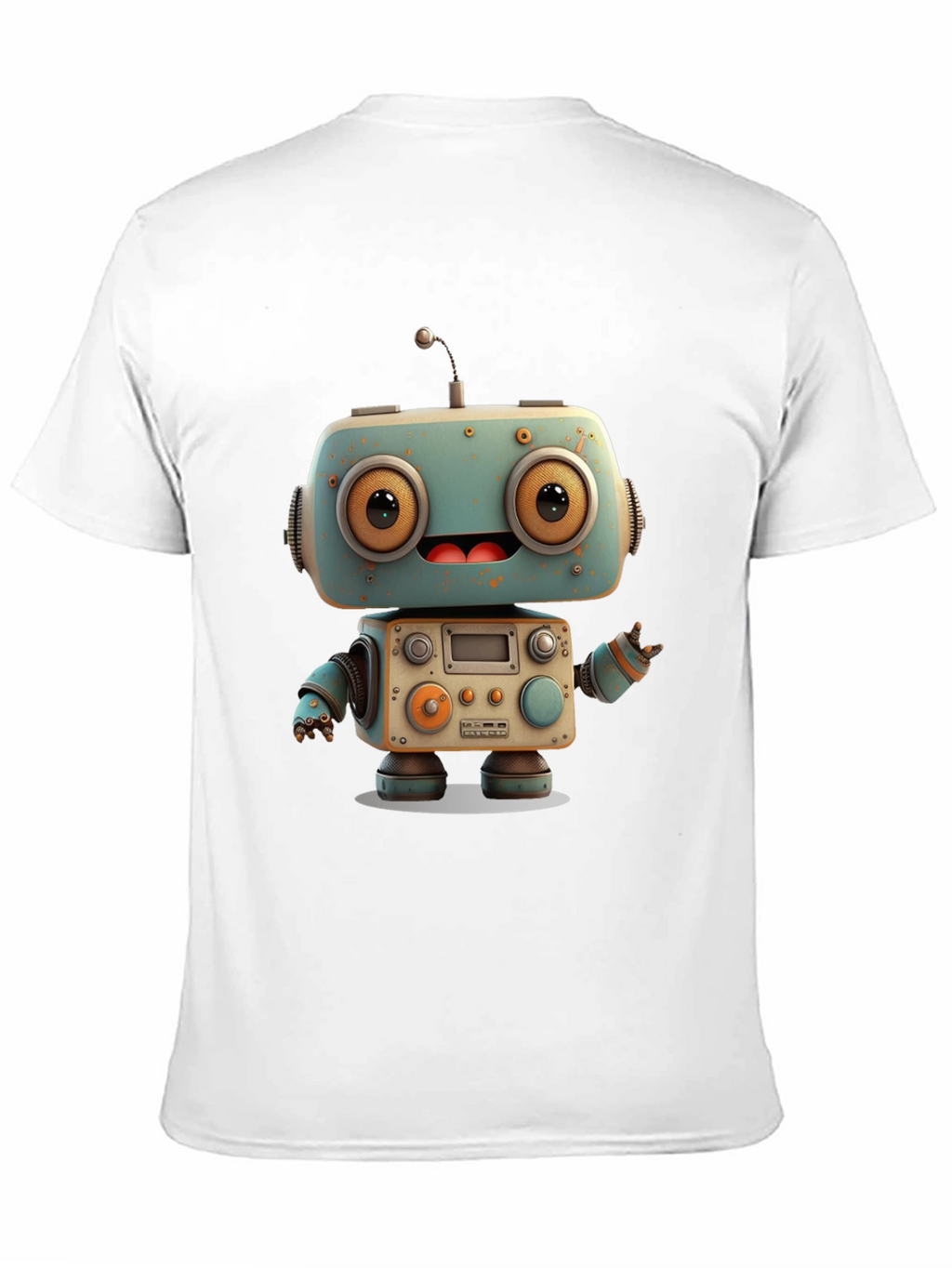Robot Graphic Tee - Unique Design