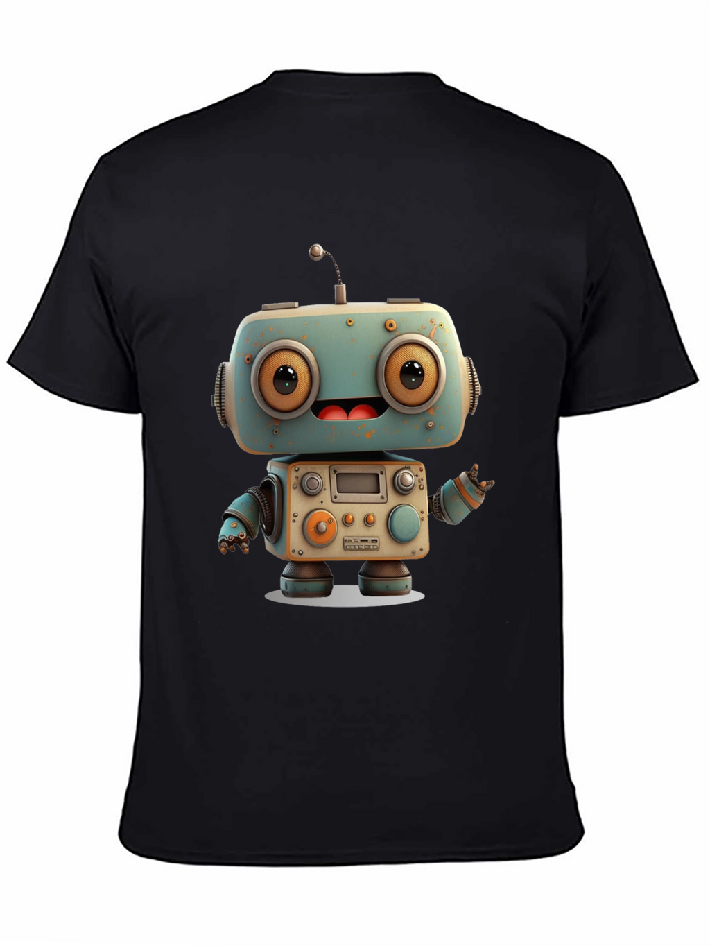 Robot Graphic Tee - Unique Design