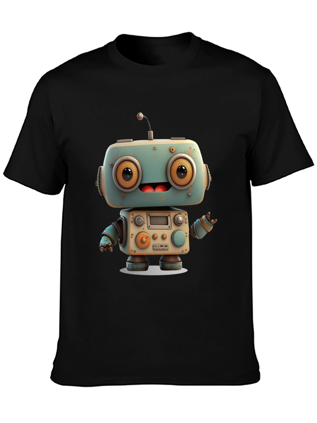 Robot Graphic Tee - Unique Design