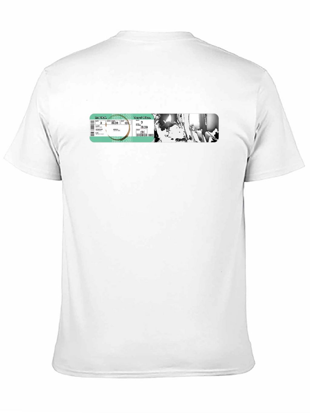 Concert Ticket Graphic Tee - Black