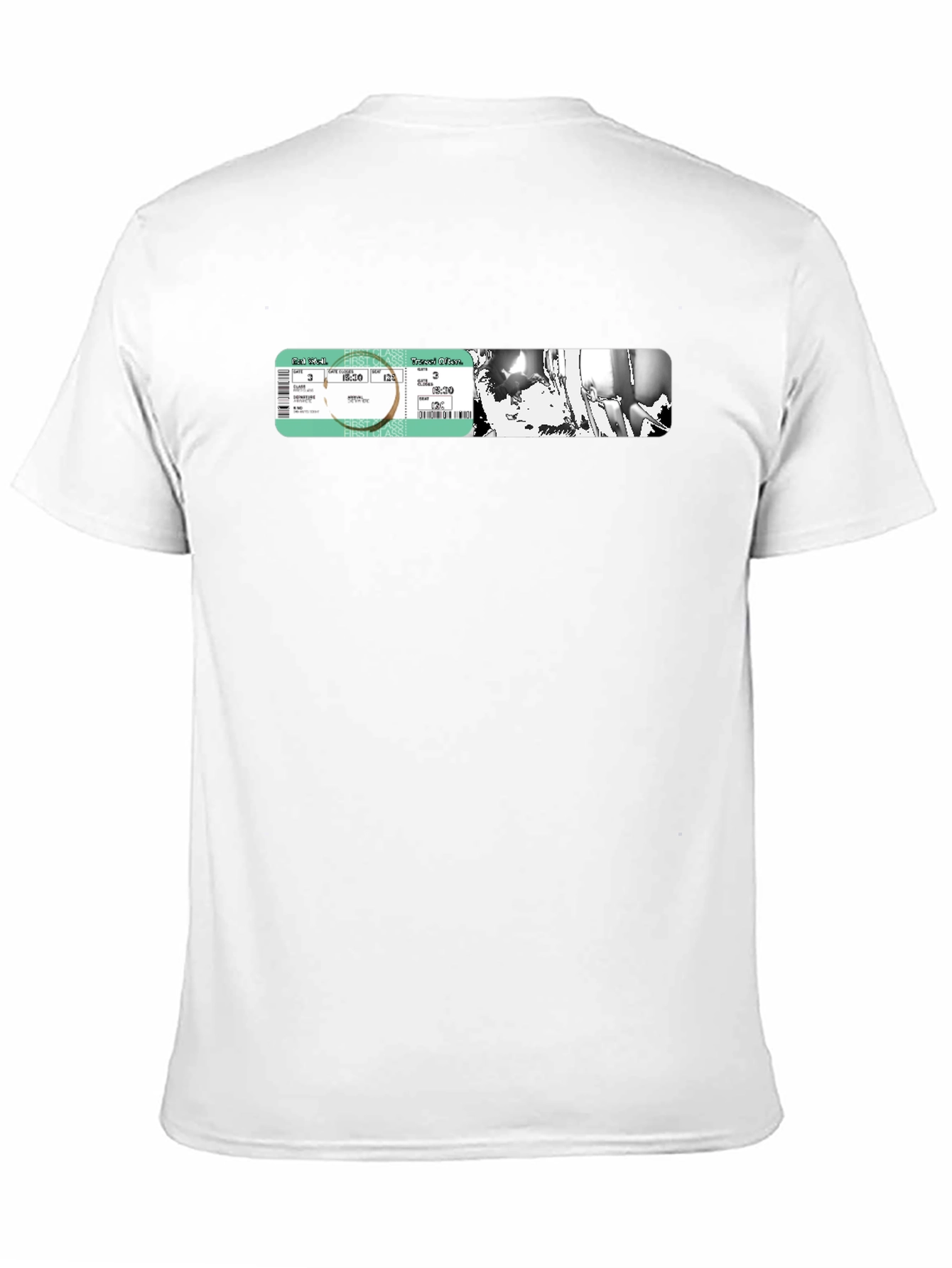 Concert Ticket Graphic Tee - Black