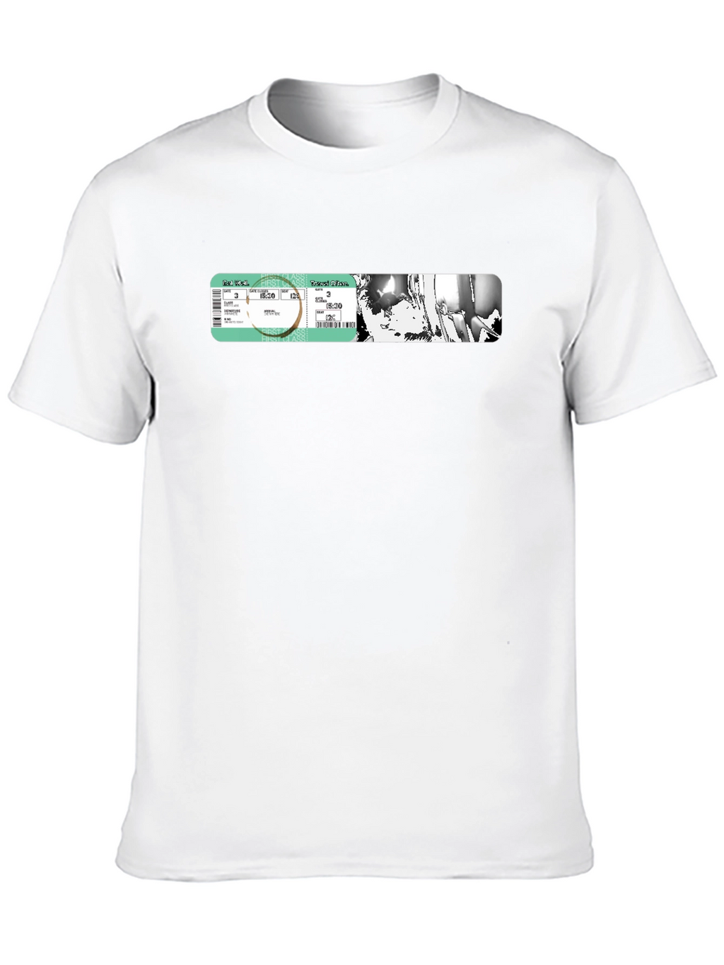 Concert Ticket Graphic Tee - Black