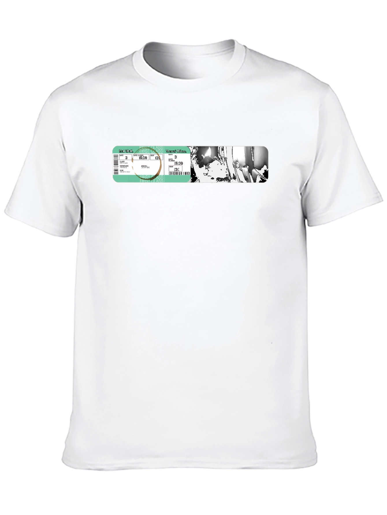 Concert Ticket Graphic Tee - Black