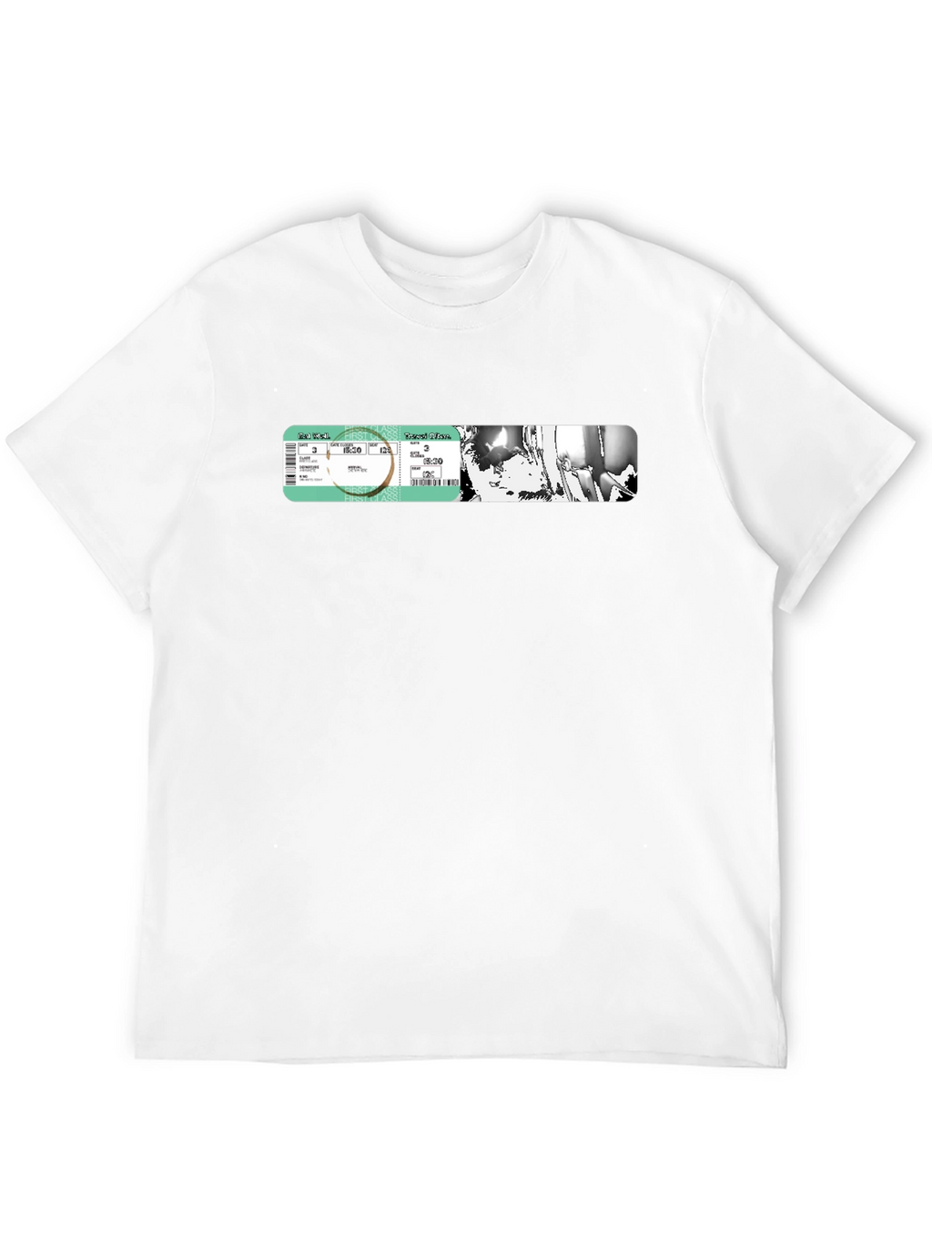 Concert Ticket Graphic Tee - Black