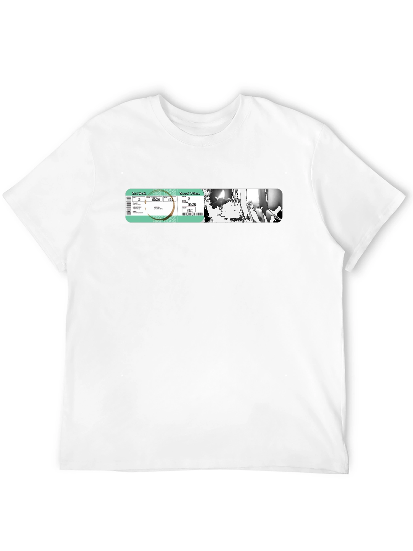 Concert Ticket Graphic Tee - Black