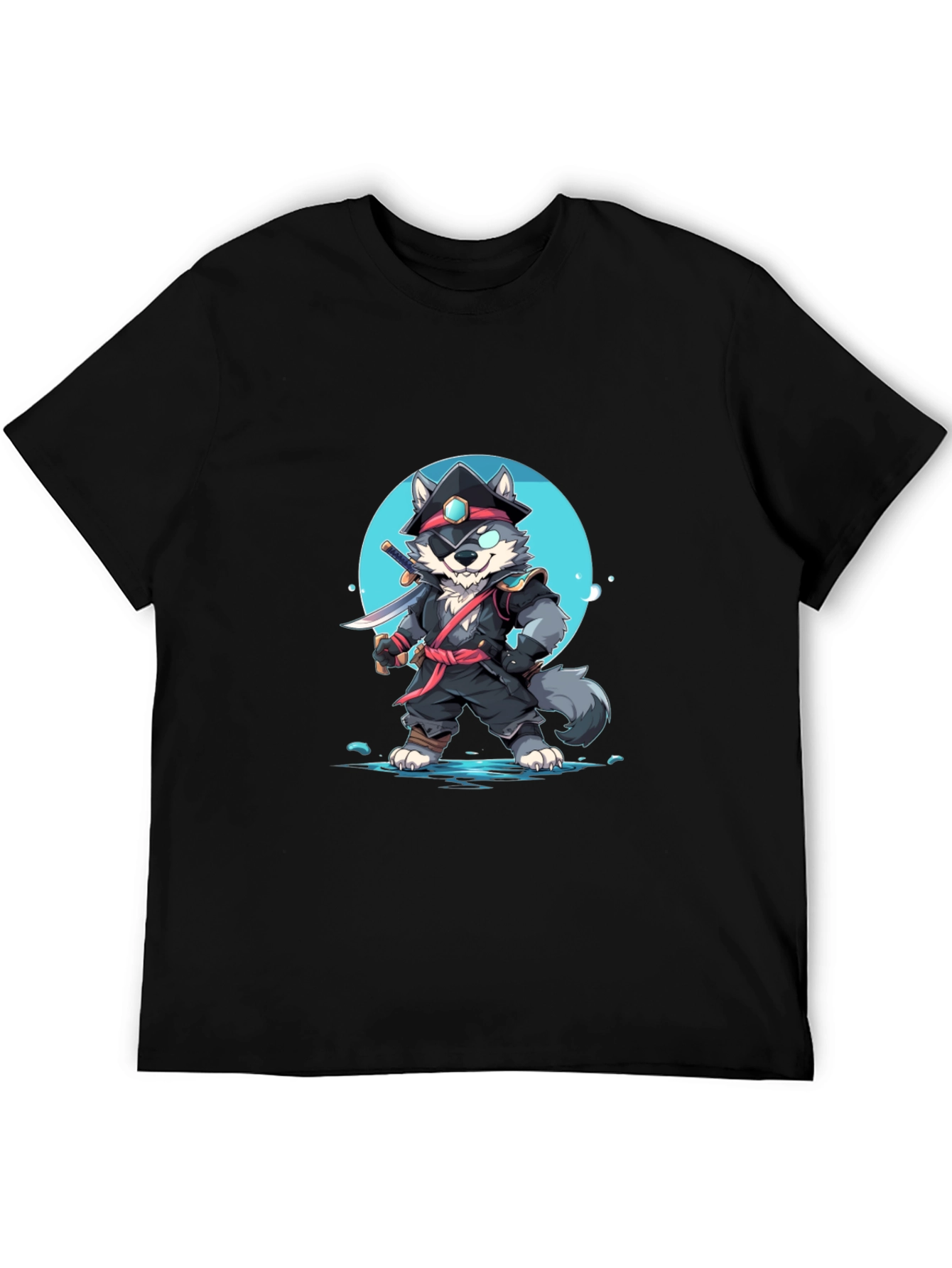 Ninja Wolf Graphic T-Shirt