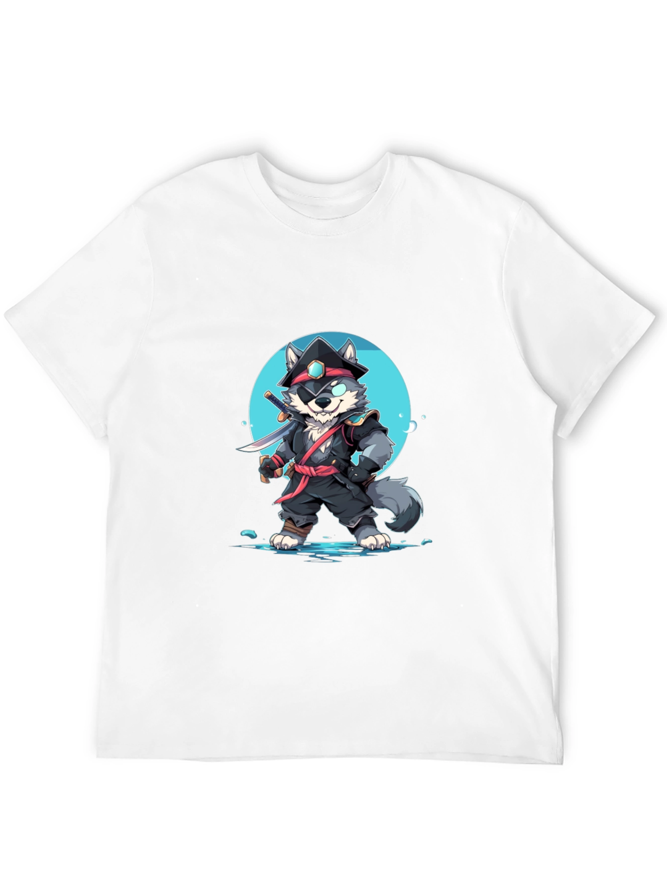 Ninja Wolf Graphic T-Shirt