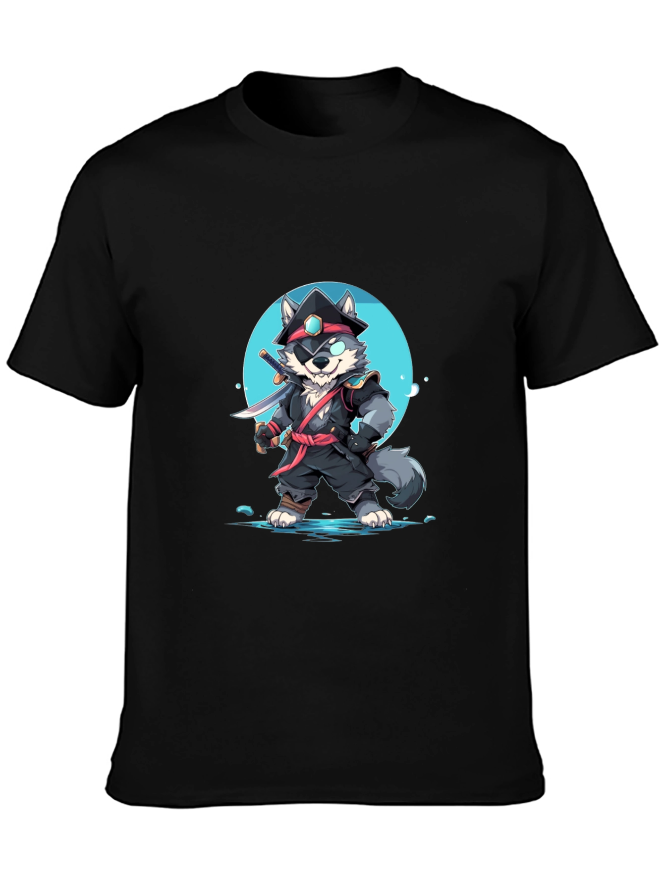 Ninja Wolf Graphic T-Shirt