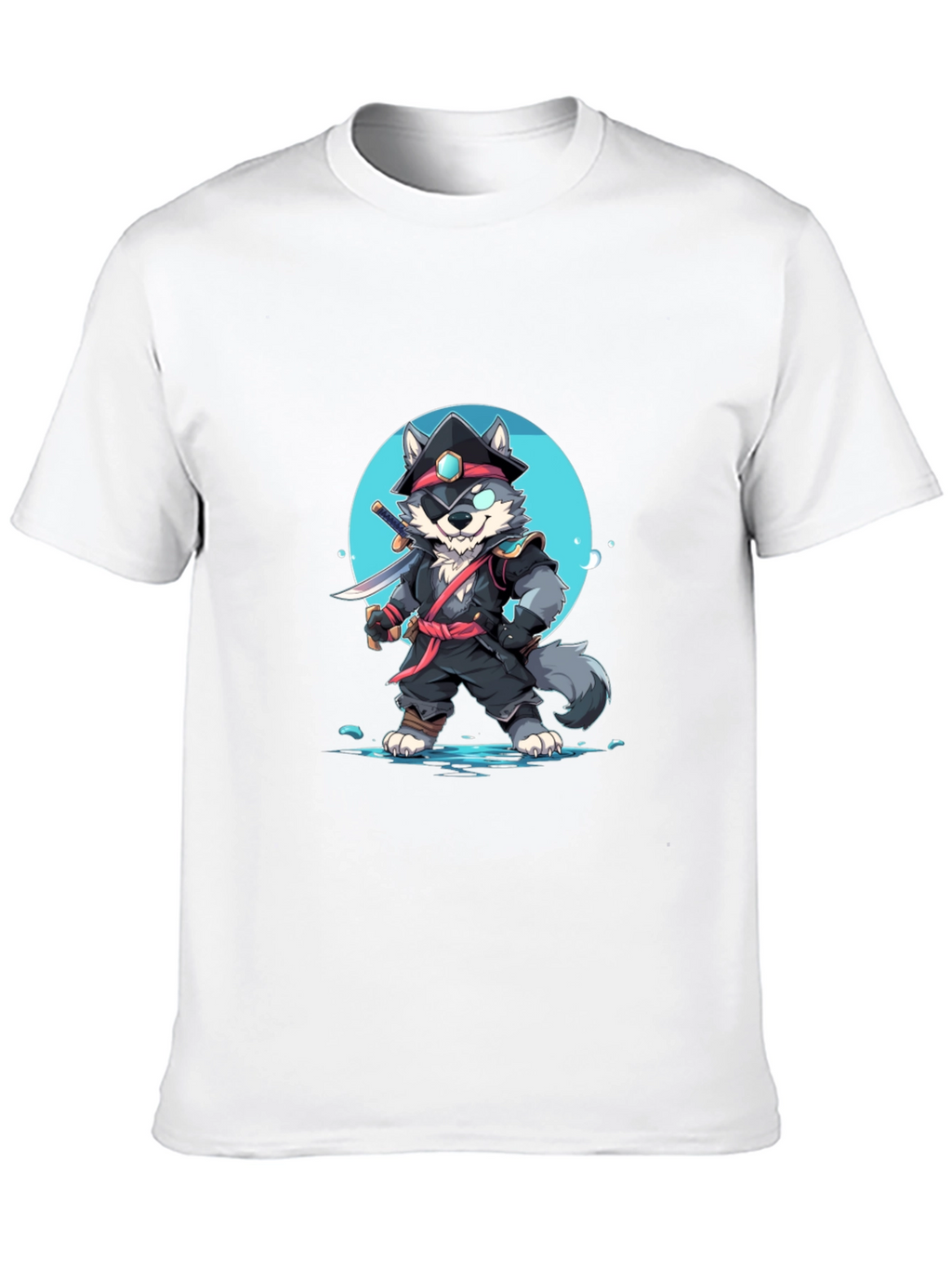 Ninja Wolf Graphic T-Shirt