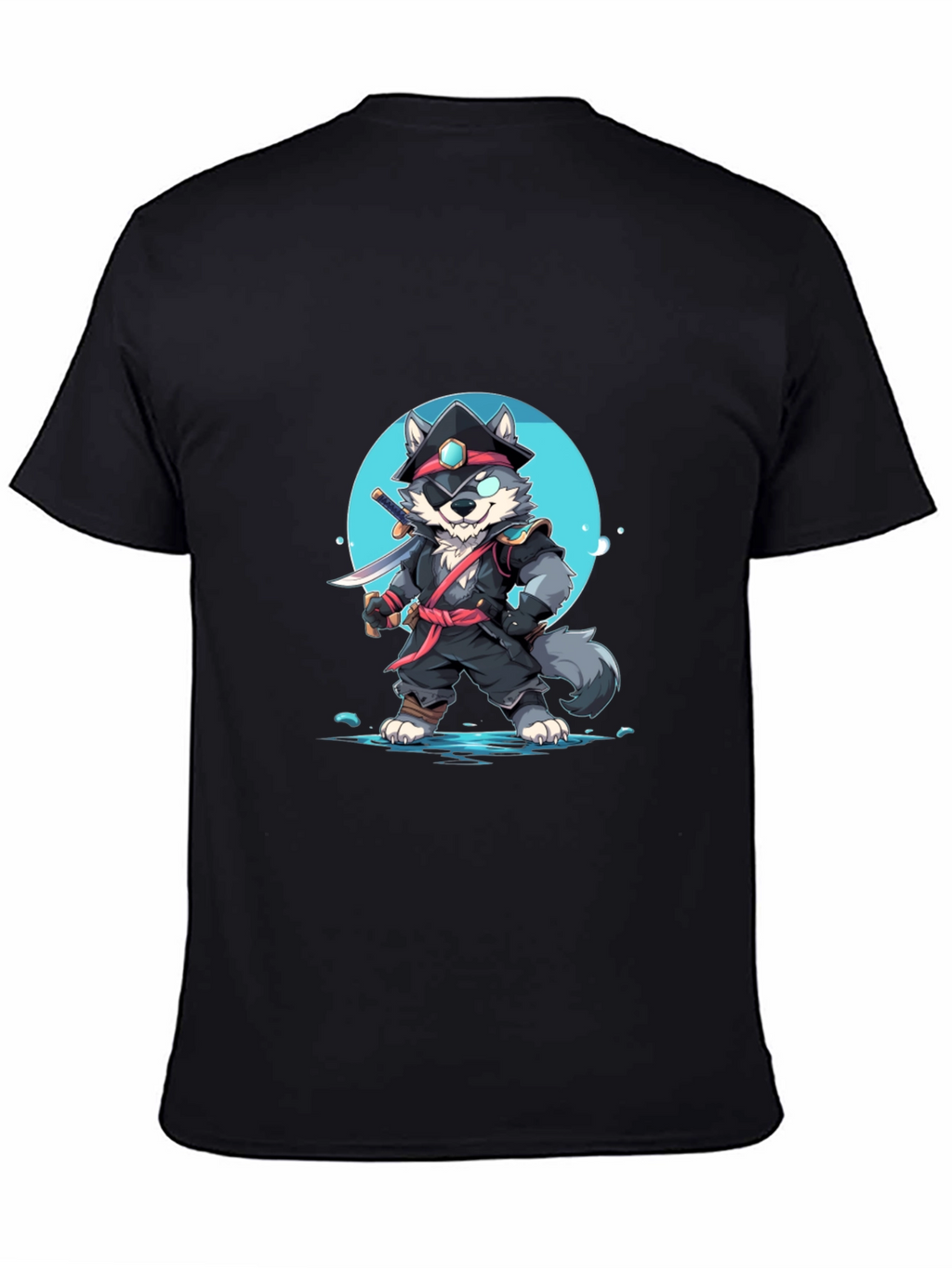 Ninja Wolf Graphic T-Shirt