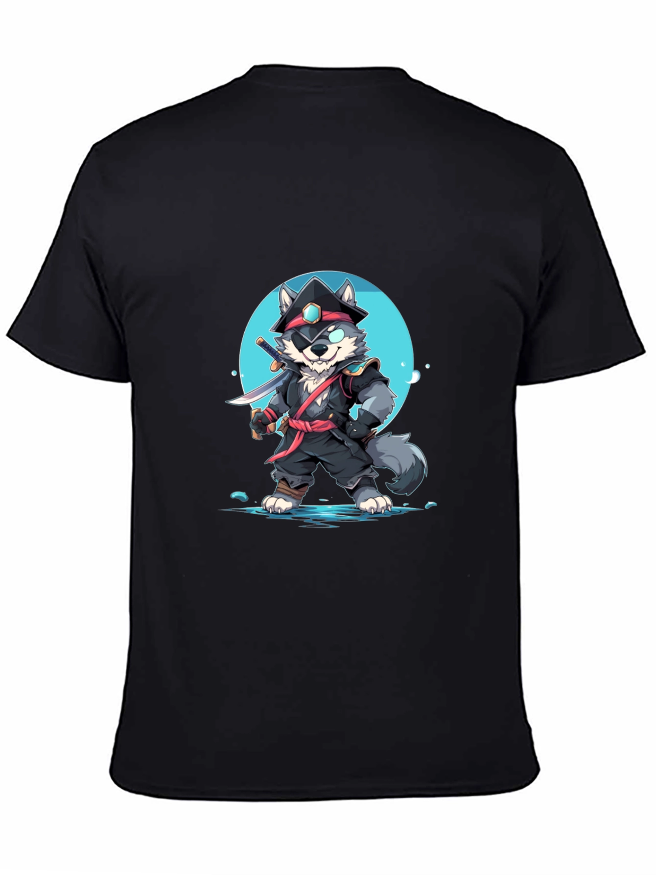 Ninja Wolf Graphic T-Shirt