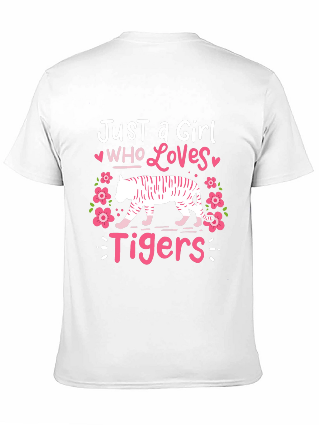 Just a Girl Who Loves Tigers Graphic Tee