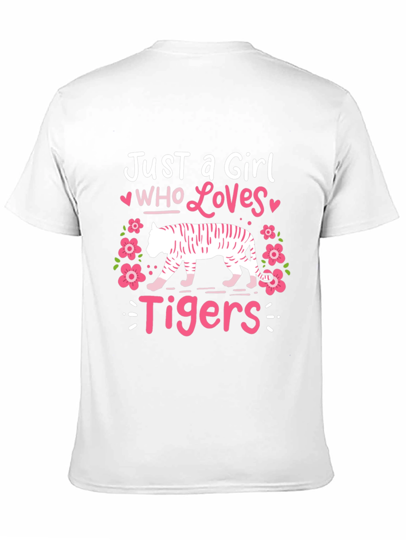 Just a Girl Who Loves Tigers Graphic Tee