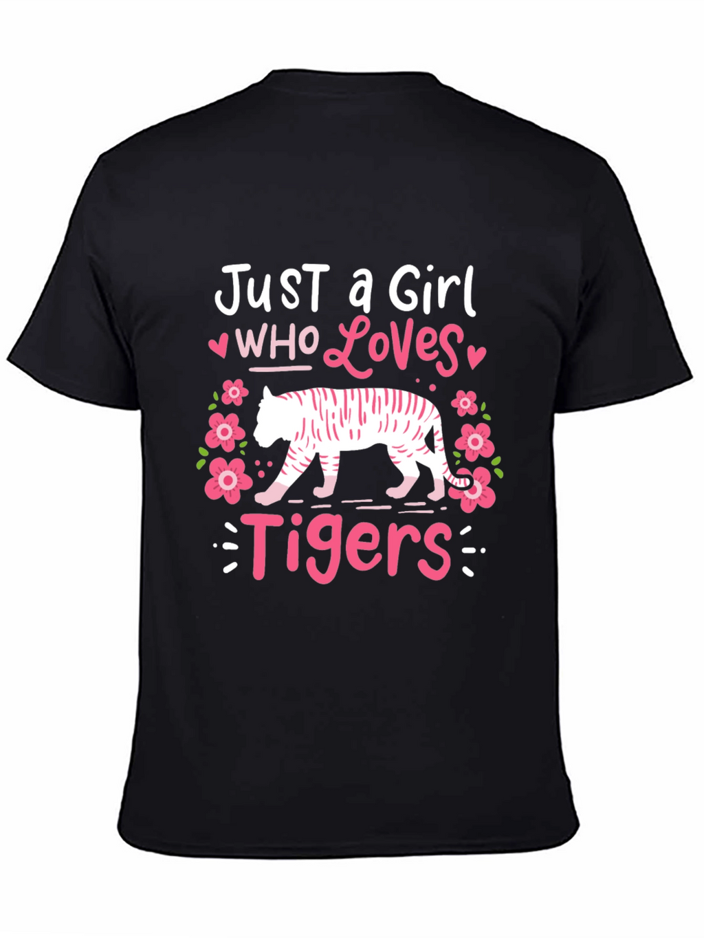 Just a Girl Who Loves Tigers Graphic Tee