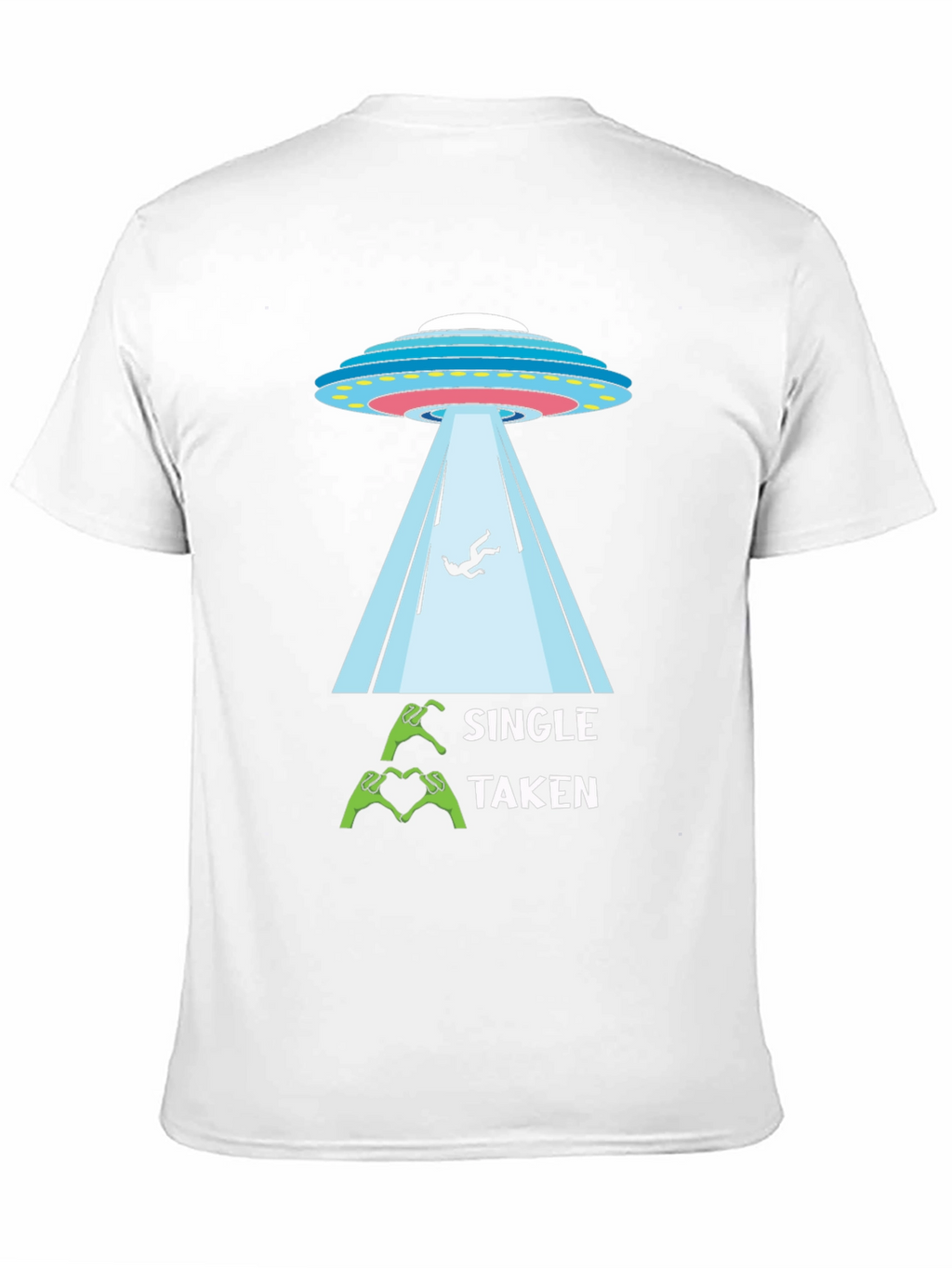 Single Taken Alien Abduction Graphic Tee