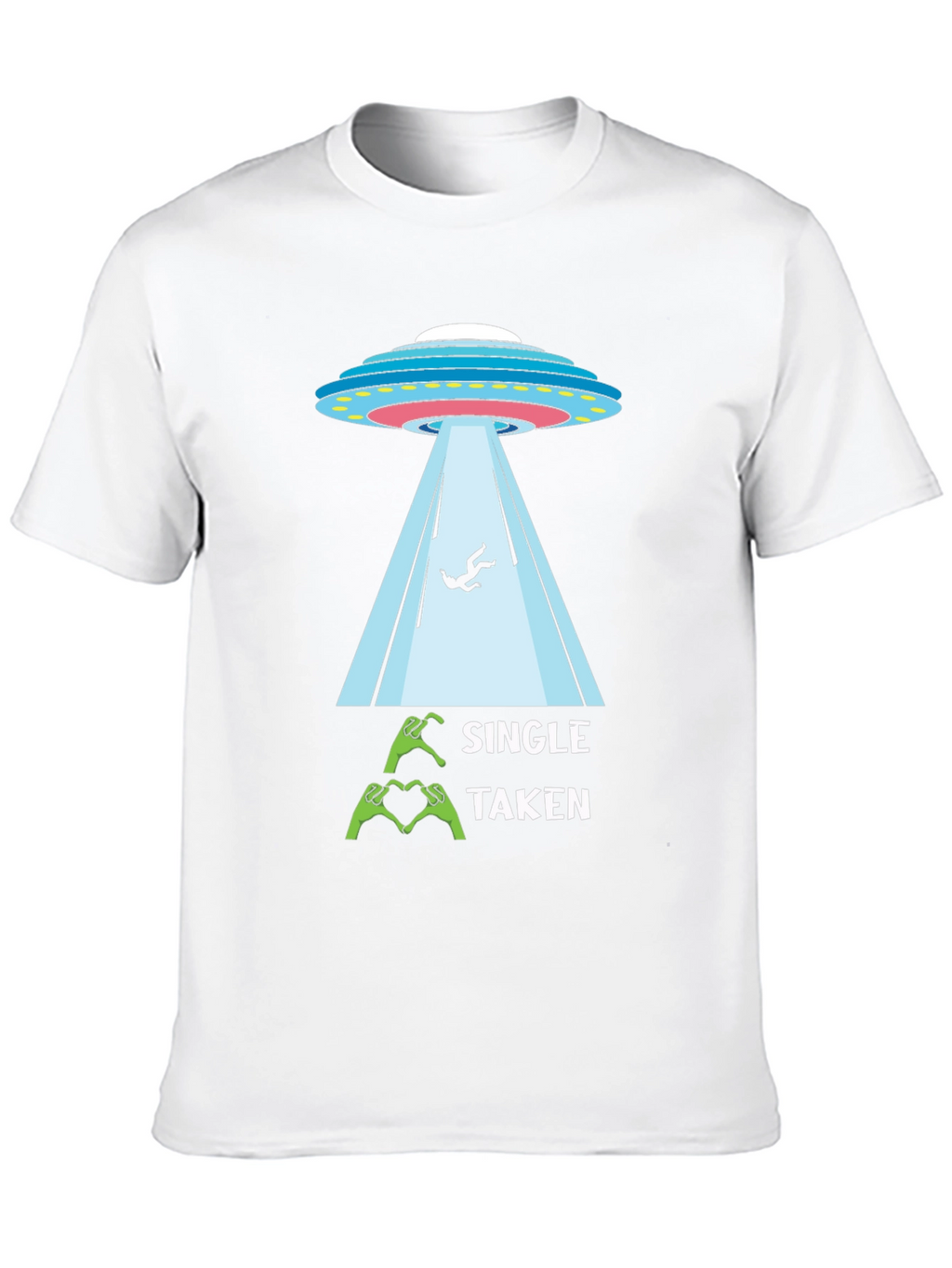 Single Taken Alien Abduction Graphic Tee
