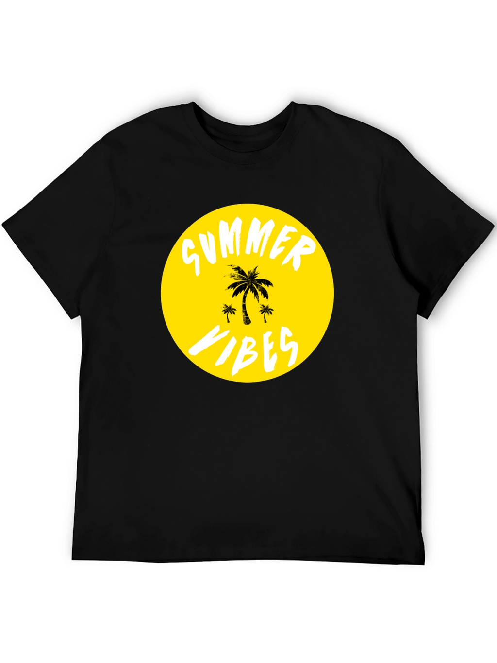 Summer Vibes T-Shirt - Tropical Palm Tree Graphic Tee