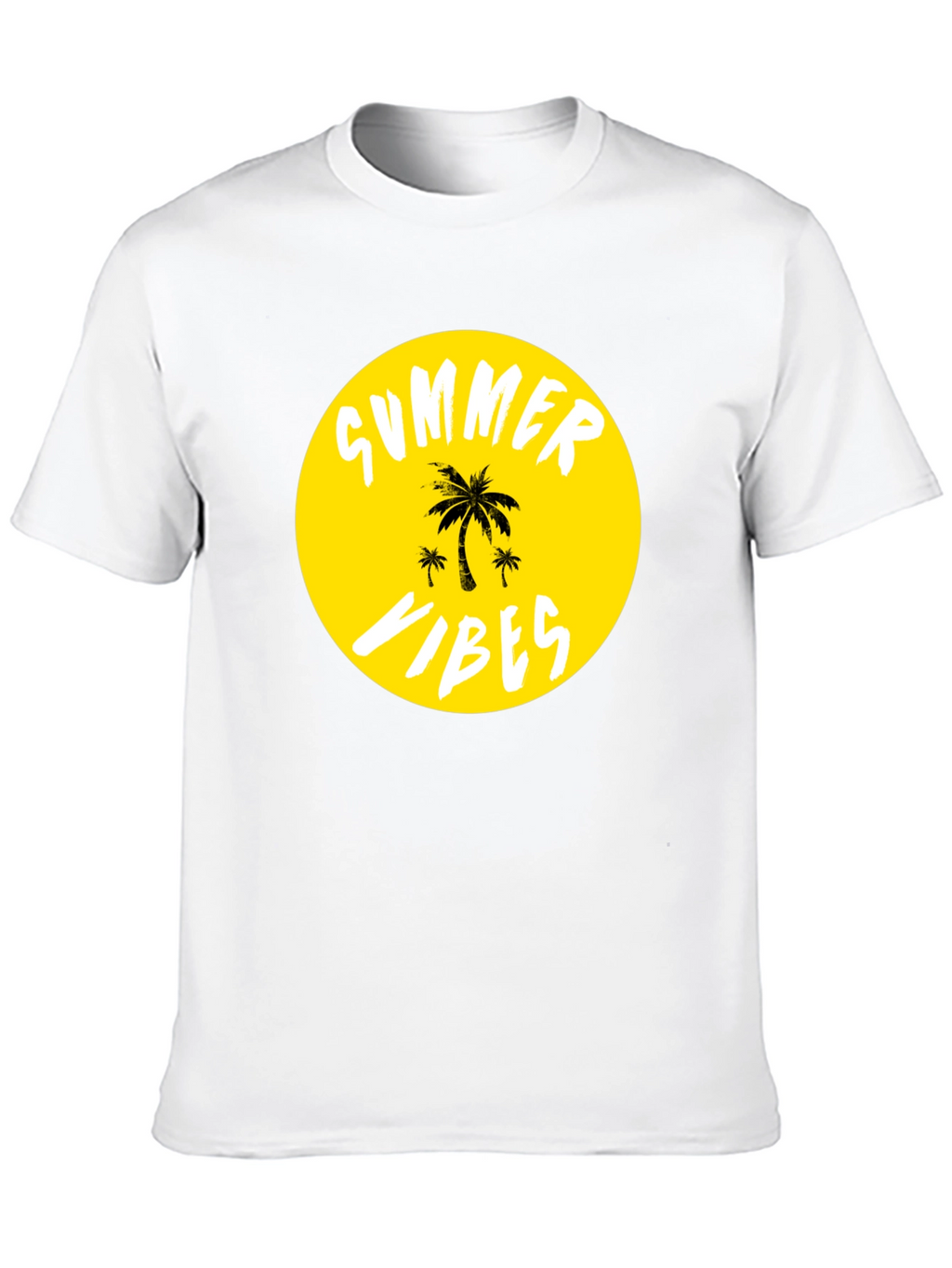 Summer Vibes T-Shirt - Tropical Palm Tree Graphic Tee