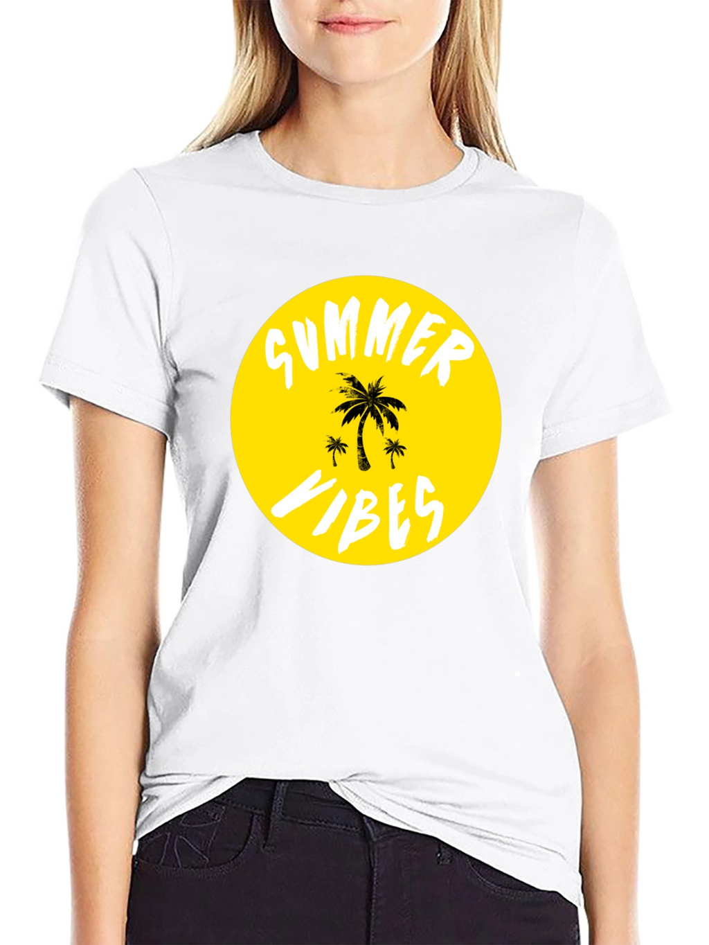 Summer Vibes T-Shirt - Tropical Palm Tree Graphic Tee