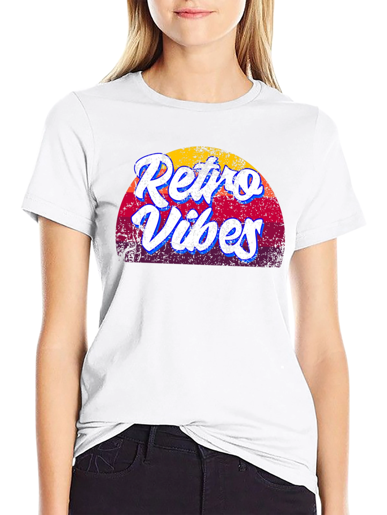Retro Vibes T-Shirt - Vintage Style Graphic Tee