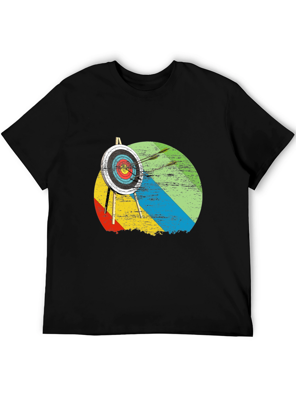 Archery Target Graphic Tee - Retro Style