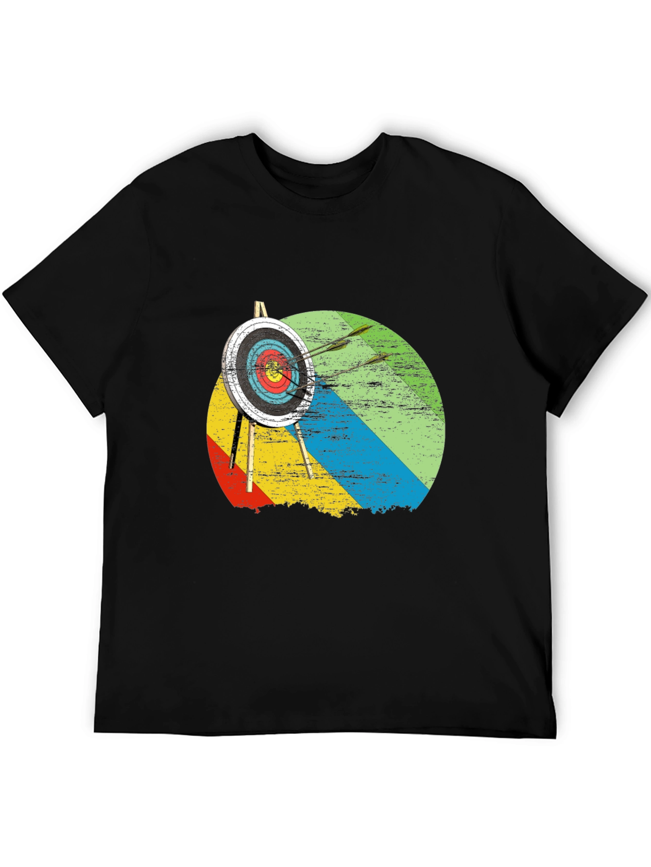 Archery Target Graphic Tee - Retro Style