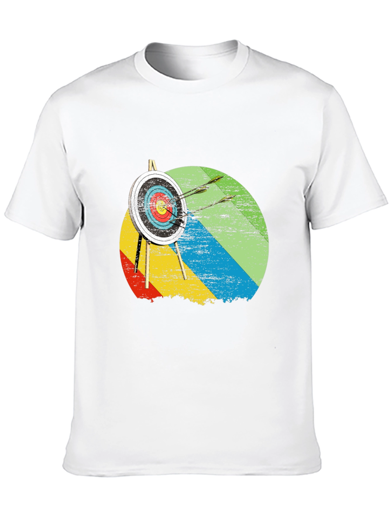 Archery Target Graphic Tee - Retro Style