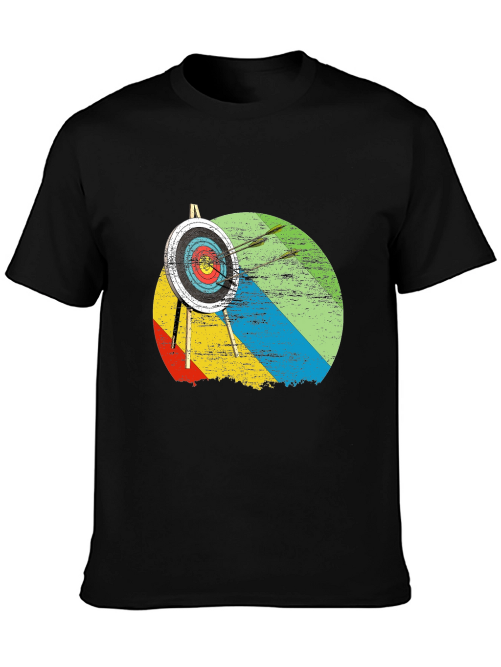 Archery Target Graphic Tee - Retro Style