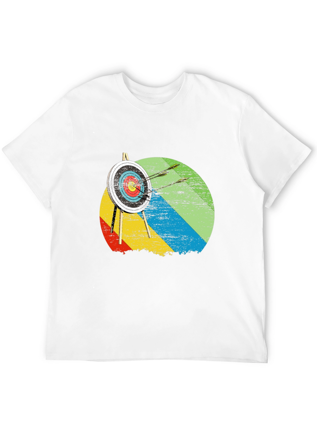 Archery Target Graphic Tee - Retro Style