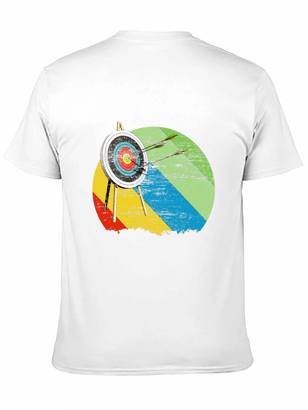 Archery Target Graphic Tee - Retro Style