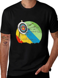 Archery Target Graphic Tee - Retro Style