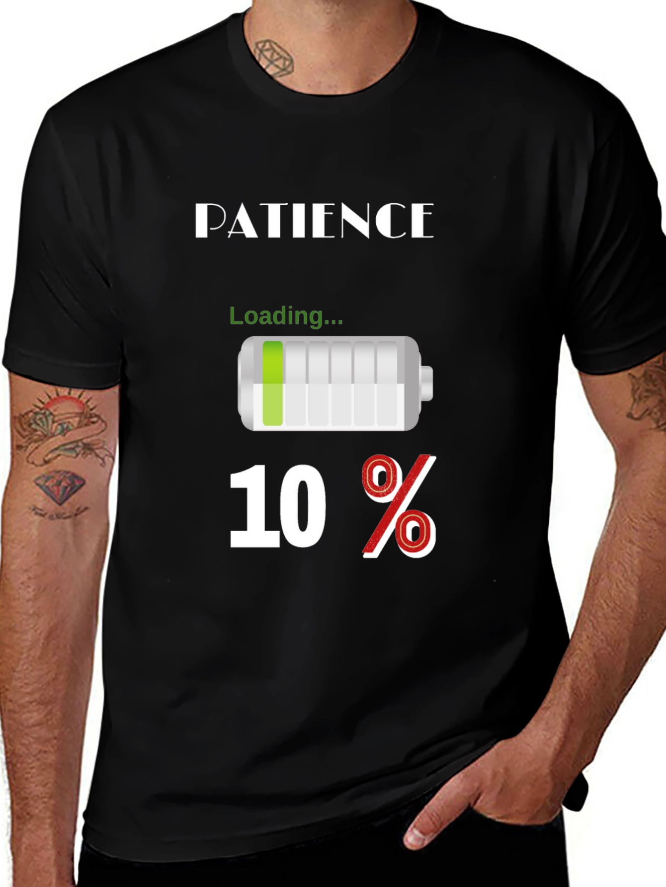 Patience Loading Funny Graphic T-Shirt