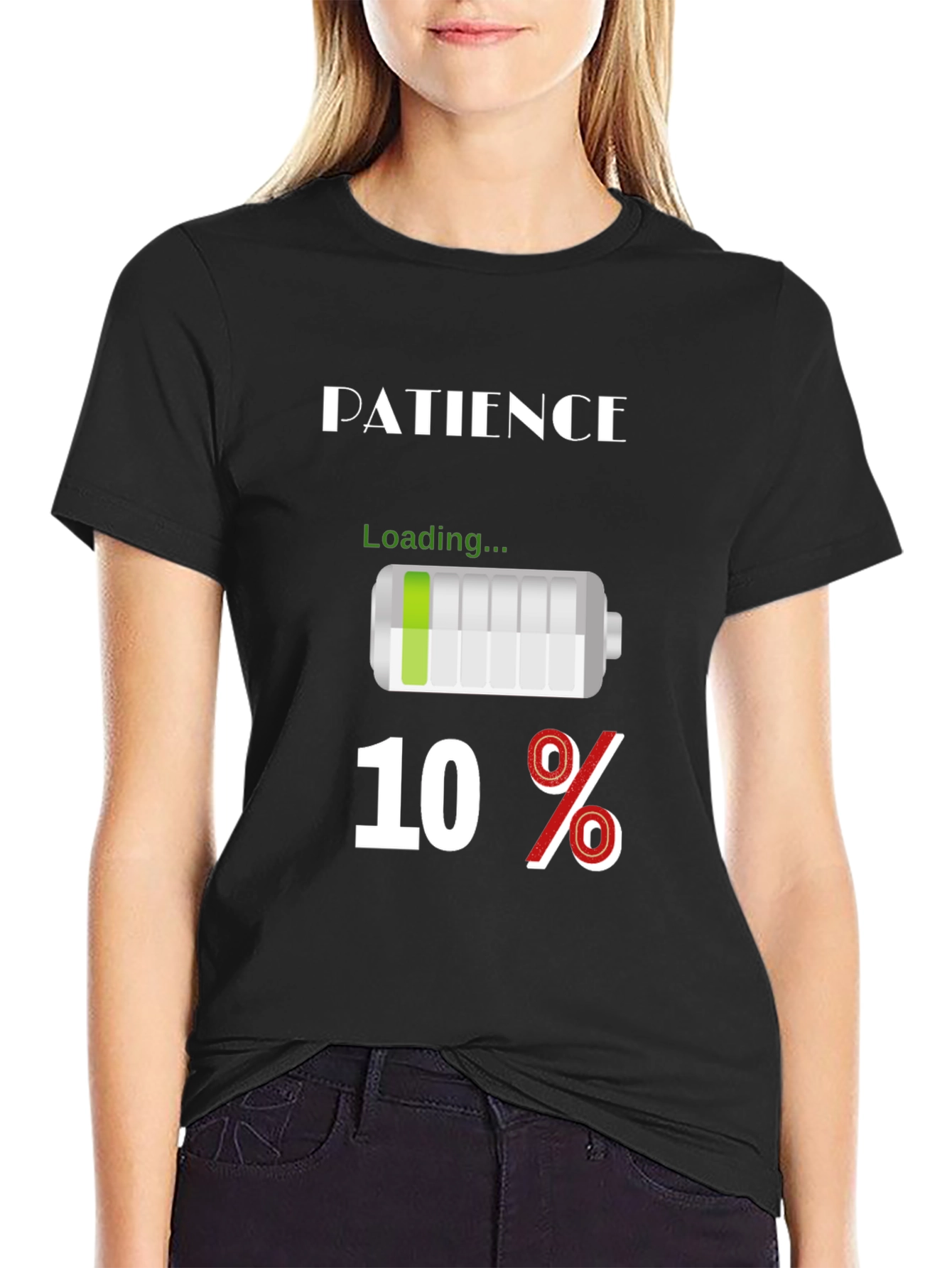 Patience Loading Funny Graphic T-Shirt