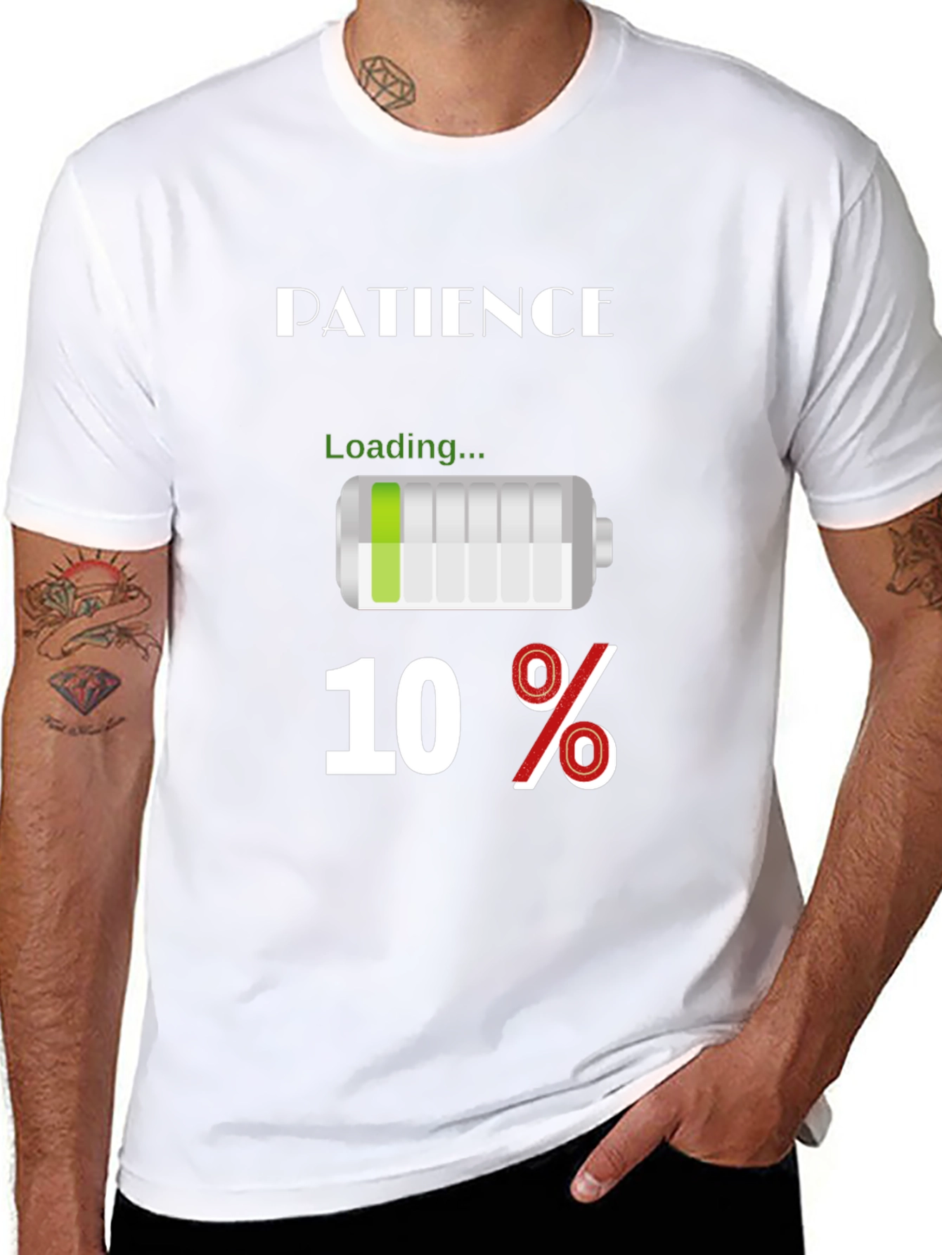 Patience Loading Funny Graphic T-Shirt
