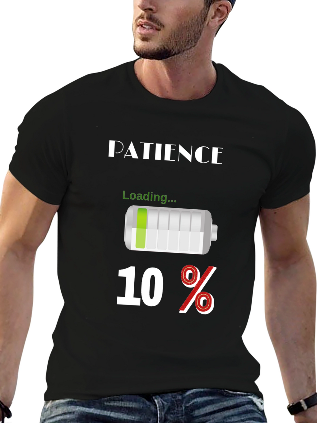 Patience Loading Funny Graphic T-Shirt