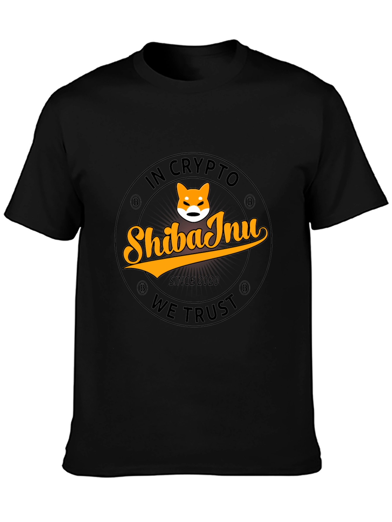 Shiba Inu Crypto T-Shirt - In Crypto We Trust Design