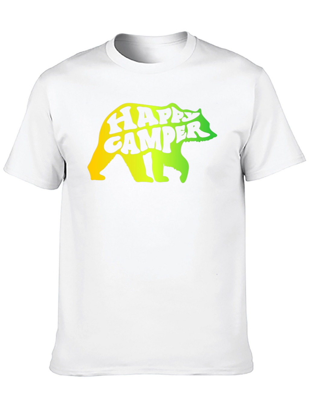 Happy Camper Bear Graphic Tee