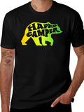 Happy Camper Bear Graphic Tee